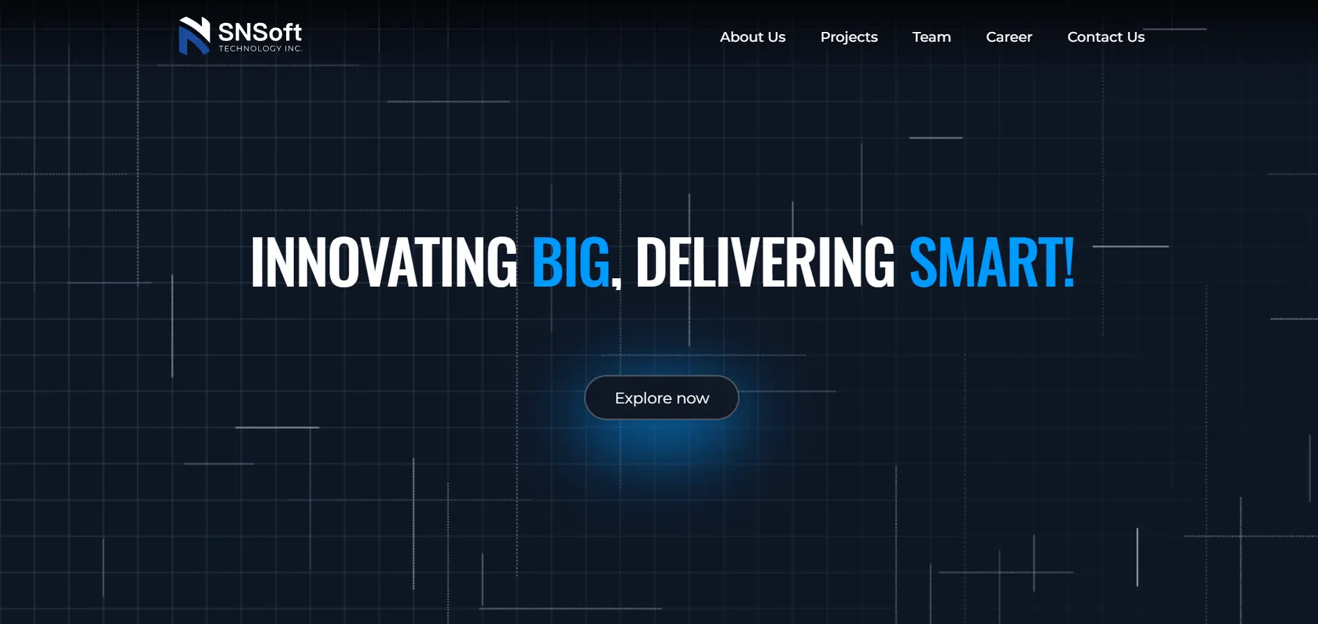 Preview of the SNSoft Technology Inc - PH Website